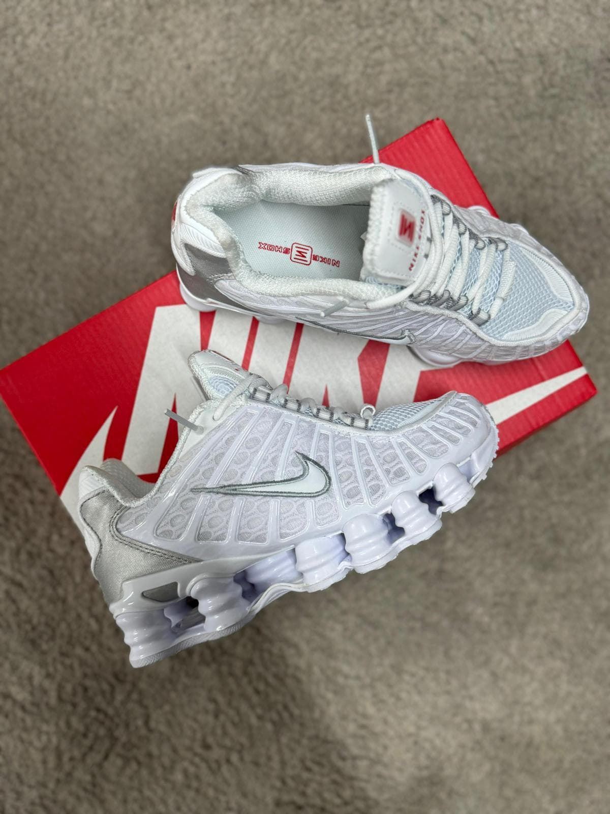 Nike shox blancas