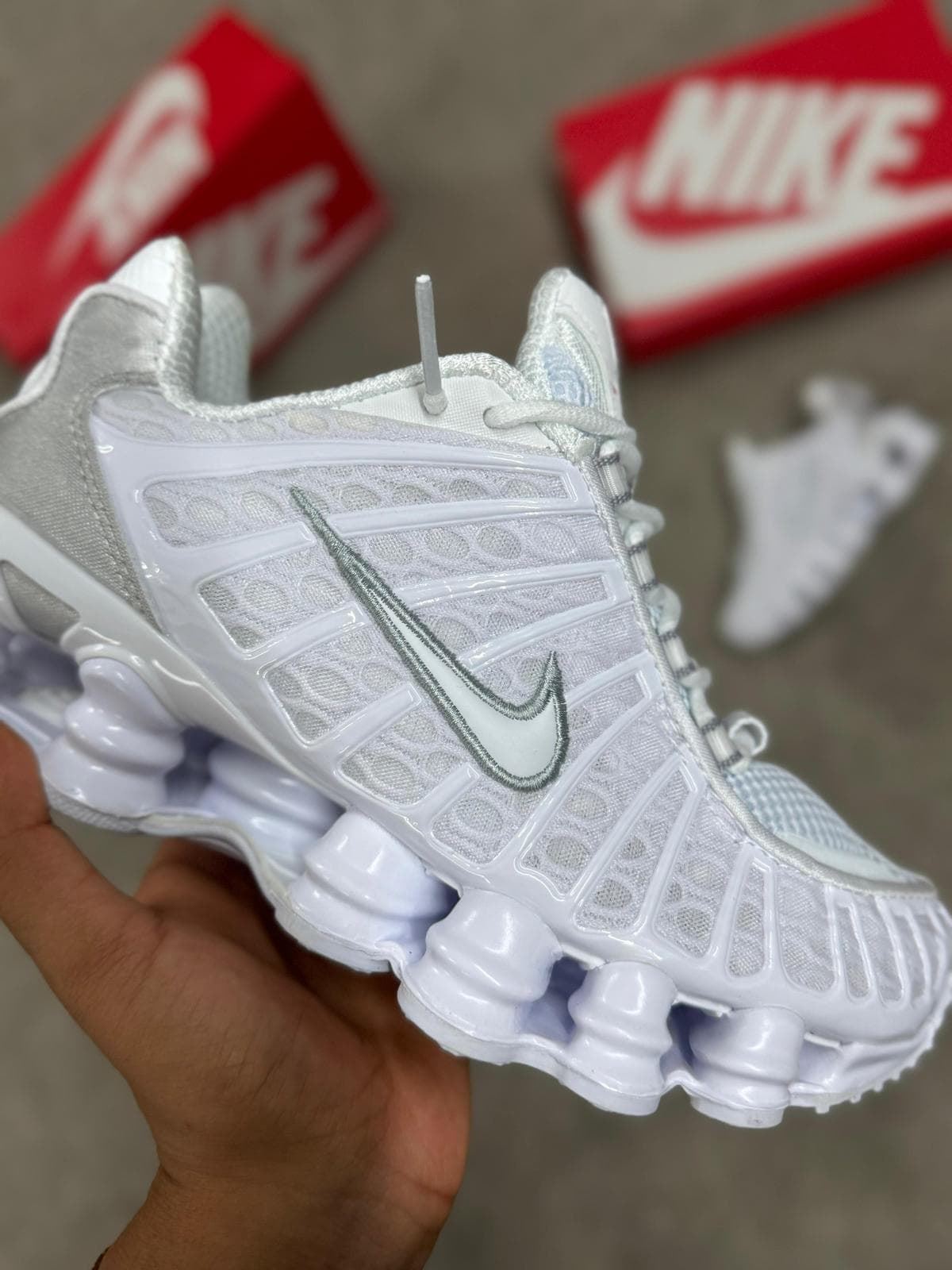 Nike shox blancas